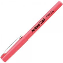 Artline 220N 0.2 mm Pembe Super Fine İnce Keçe Uçlu Yazı Kalemi