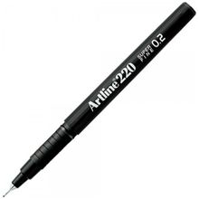 Artline 220N Super Fine İnce 0.2 mm Siyah Keçe Uçlu Yazı Kalemi