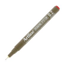 Artline 232 0.2 MM Kırmızı Çizim Kalemi