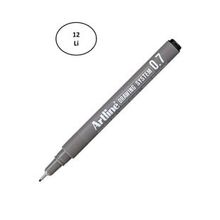 Artline 237 0.7 mm 12'li Siyah Çizim Kalemi