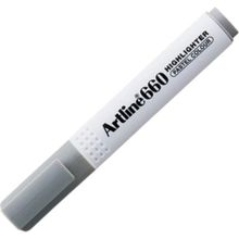 Artline 660 1.0-4.0 MM Pastel Gri Kesik Uç Fosforlu Kalem