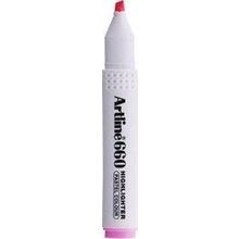 Artline 660 10-40 mm Koyu Pembe Kesik Uç Fosforlu Kalem