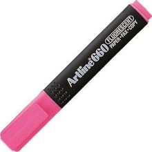 Artline 660 10-40 mm Pembe Kesik Uç Fosforlu Kalem