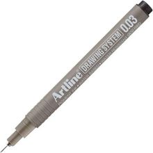 Artline Drawing System 2303 0.03 mm Uçlu Siyah Teknik Çizim Kalemi