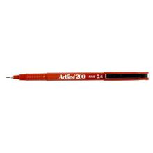 Artline EK-200 Fineliner 0.4 mm Kırmızı 12'li İnce Uçlu Keçeli Kalem