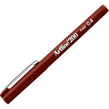 Artline EK-200N Fineliner 0.4 MM Kahve Keçe Uçlu Kalem