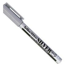 Artline EK-999XF Yaldızlı Yuvarlak Uçlu 0.8 mm Gümüş Markör