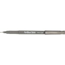 Artline Fineliner 0.4 mm Gri İnce Uçlu Keçeli Kalem