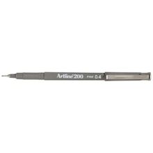 Artline Fineliner 200 0.4 mm Gri İnce Uçlu Yazı ve Çizim Kalemi