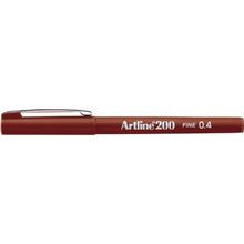 Artline Fineliner 200 0.4 mm Kahverengi İnce Uçlu Yazı ve Çizim Kalemi