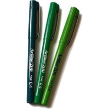 Artline Fineliner 200 0.4 mm Sarı Yeşil İnce Uçlu Yazı ve Çizim Kalemi