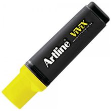 Artline Vivix 2.0-5.0 mm Sarı Parlak Mürekkepli Fosforlu Kalem