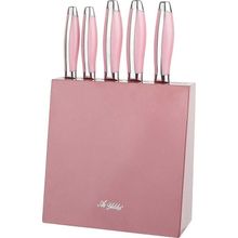 Aryıldız 6 Parça Pembe Saplı Bıçak Set