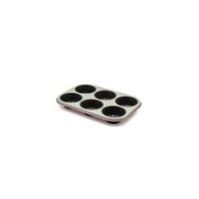 Aryıldız 6'lı Koyu Pembe Muffin Kalıbı