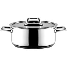Aryıldız Colombus Metal Kulp Cam Kapak 24 cm Derin Tencere
