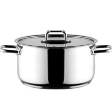 Aryıldız Colombus Metal Kulp Cam Kapak 26 cm Derin Tencere