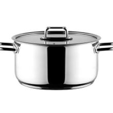 Aryıldız Colombus Metal Kulp Cam Kapak 28 cm Derin Tencere