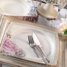 Aryıldız Prestige 29 Parça 6 Kişilik Kare Porselen Yemek Takımı