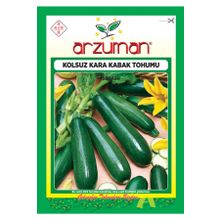 Arzuman Sebze Kolsuz Kara Kabak Tohumu