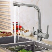 As Water Krom 3 Yollu Arıtma Bataryası Arıtma Musluğu Sıcak Soğuk ve Arıtma Suyu