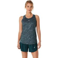 Asics 2012D071-302 Road All Over Yeşil Koşu Kadın T-shirt