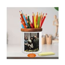 Asilmeydan 449437997 Heykele Bakan Mustafa Kemal Ahşap Seramik Kalemlik