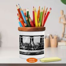 Asilmeydan 449827917 Toplu Dönem Fotoğrafı Ahşap Seramik Kalemlik