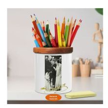 Asilmeydan 451694426 Kızı Ülkü Ve Mustafa Kemal Atatürk Ahşap Seramik Kalemlik