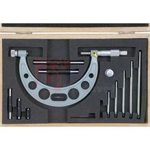 Asimeto AS-111 150-300 mm Değiştirilebilir Çubuklu Mekanik Dışçap Mikrometresi
