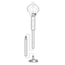 Asimeto AS-480022 160-250/250-400 250 mm Silindir Komparatörü Uzatma Çubuğu