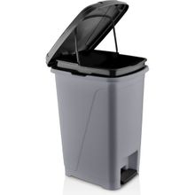Aslife 25 Litre Metalik İç Kovalı Pedallı Çöp Kovası