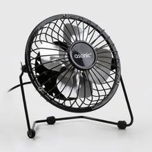 Asonic Metal Siyah Masaüstü Usb Fan