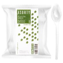 Asorty 50'li Uzay Serisi Plastik Kaşık