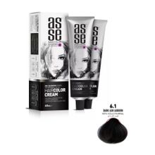 Asse Hair Color Systems Koyu Küllü Kumral 6.1 60 ml Krem Saç Boyası