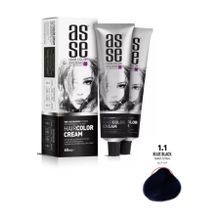 Asse Hair Color Systems Mavi Siyah 1.1 60 ml Saç Boyası