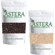 Astera 50 gr Glutensiz Siyah Kinoa + 50 gr Glutensiz Beyaz Kinoa