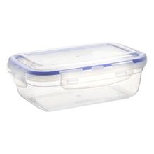 Asude ASD064 900 ml Dikdörtgen Sızdırmaz Şeffaf Saklama Kabı