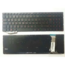 Asus GL552 GL552JM GL552JW GL552VW Siyah Işıklı TR Uyumlu Laptop Klavye