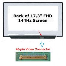 Asus GL732LU LCD 40 Pin FHD 144HZ 17.3 inç Uyumlu Laptop Ekran