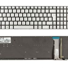 Asus GL742 GL742V GL742VW Gri Işıklı TR Uyumlu Laptop Klavye