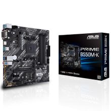 Asus Prime B550M-K AMD B550 Soket AM4 4866 MHz DDR4 2xM.2 USB 3.2 Aura RGB mATX Anakart