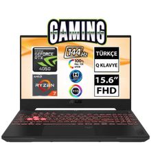 Asus TUF Gaming A15 FA507NU-LP052A13 Ryzen 7 7735HS 32GB RAM 512GB SSD RTX 4050 Windows 11 Pro 15.6 inç Oyun Bilgisayarı