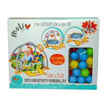 Asya Oyuncak MOL-062 MOL-093 Kutulu 2 Asortili Top Havuzlu Oyun Halısı