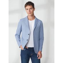 AT.P.CO A262ALAN60TF240 Mavi Uzun Cepli Slim Fit Yazlık Erkek Ceket