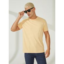 AT.P.CO A266T2T02 Bisiklet Yaka Sarı Erkek T-Shirt