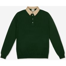 AT.P.CO A274A05L128 Yeşil Polo Yaka Slim Fit Erkek Kazak