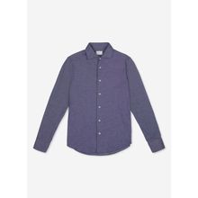 AT.P.CO A276JORDANJS01 Koyu Mavi Slim Fit Gömlek Yaka Erkek Gömlek