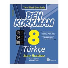 Ata Yayınları8. Sınıf Türkçe Ben Korkmam Soru Bankası