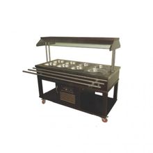 Atalay ASBM-04 Orta Tip Ahşap Kaplama GN 1/1 x 230 V Benmariler