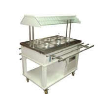 Atalay ASSB-03 Orta Tip Ahşap Kaplama GN 1/1 3 230 V Saladbarlar